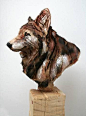 来自艺术家 Jurgen Lingl Rebetez 木雕作品一组。
