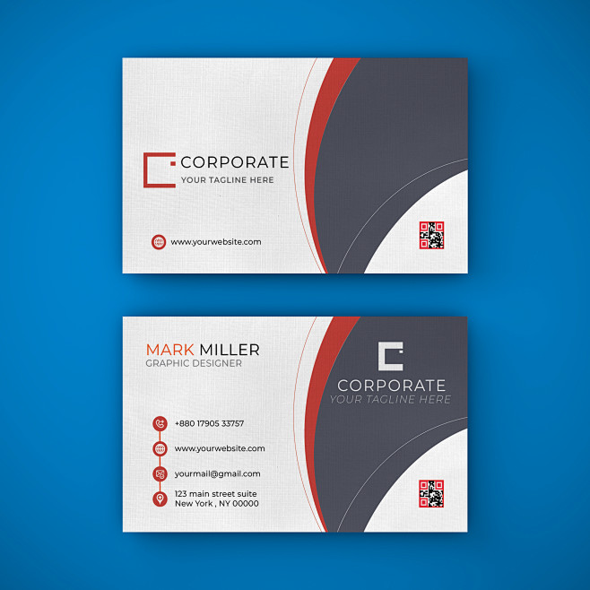 modern business card...