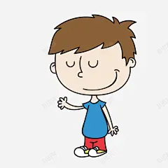 闭眼小男孩高清素材 免抠 设计图片 免费下载 页面网页 平面电商 创意素材