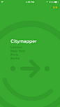 Citymapper iPhone onboarding screenshot