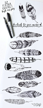 BOHO RUSTIC FEATHERS GRAPHICS: 