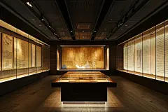 展览馆展厅亮化摄影图