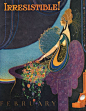 1920年代Fred L. Packer为化妆品牌创作的广告插画。Fred L. Packer是美国插画家，曾在洛杉矶艺术设计学院和芝加哥艺术学院接受教育，后来在《纽约日报》和《每日镜报》工作。他的作品中带有明显的Art Nouveau（新艺术运动）和Art Deco（装饰艺术）风格，画面有很强的装饰性，粗体与弯曲的曲线、放射状 ​​​​...展开全文c