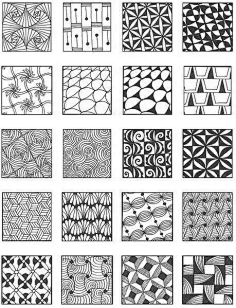 排线练习-花瓣网|陪你做生活的设计师 | 线条,可多做几组这样的方格子