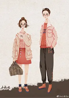 插画超话每天一起画超话
小美马人物插画《俏情侣》系列
全弹终于来了！
春秋系列情侣装搭起来
恋爱的酸腐味道要顶住哦！
找个心仪的他一起约个会吧…
#青春设计我有态度##插画# @明天教室 @微博美学 #情侣头像# ​​​  ​​​  ​​​ 2杭州·祥符 ​​​​