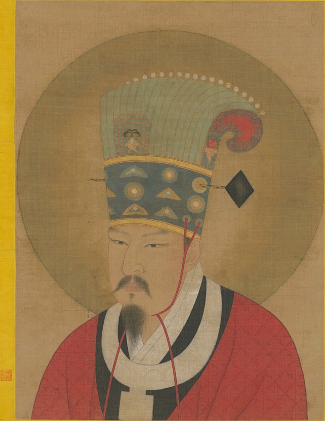 宋神宗远游通天冠服像3