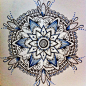 Mandala - I would like to try to design my own Mandala tattoos with coloured ink, not just black.