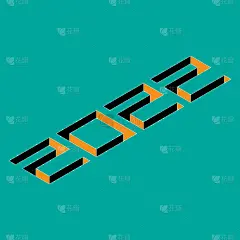 新年快乐2022概念背景装饰与等距复古字体