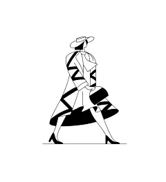 抓人眼球的描边插画 : 想要画好高级灰插画，就要高超的运用明度、纯度、冷暖三个维度的对比，把明度、纯度、色相冷暖看成三个变量，我们要做的就是尽量让颜色在两个变量上有相同之处，这样就有了较强的整体感。