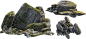 苔藓岩石1
