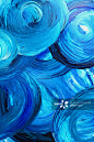 abstract blue painting, - 创意图片 - 视觉中国
