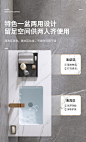 帝王洁具岩板浴室柜卫浴智能镜柜组合现代轻奢洗脸盆卫生间洗漱台-tmall.com天猫