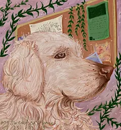 #恋物插画# 俄罗斯插画家mysweaterhome的作品里时常出现黑暗的精灵少女，用浓重的色彩表现童话般的形象，给画面增添一丝神秘诡谲的氛围。
ins:mysweaterhome ​​​​