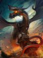 King Dragon_regular by Pavel Romanov | Fantasy | 2D | CGSociety
