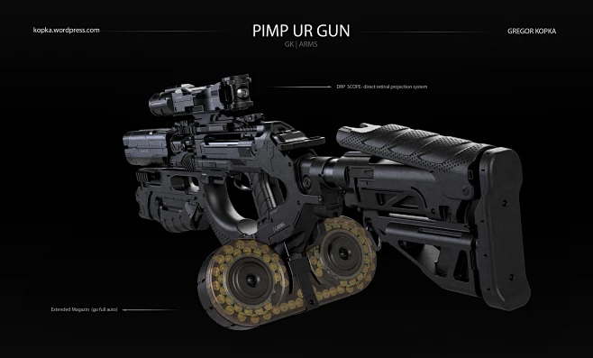Pimp ur Gun , Gregor Kopka : Here is a new artwork that started as a ...