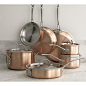 Copper pot and pan set from Crate and Barrell. Love these!: 