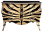 French Heritage Zebra Chest/Commode eclectic-accent-chests-and-cabinets