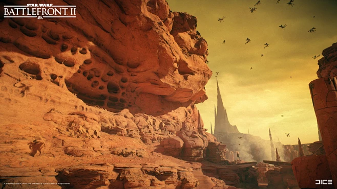 Geonosian rock formation-花瓣网