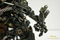 Advanced Hydraulic Walker aka HYWAK. 1/6 scale Mech model, tle industry : This is a 1/6 scale Mech model that wasn't created by kitbashing but rather 100% hand built. It has 247 individual parts put together included 86 metal nuts and bolts, 9 metal sprin