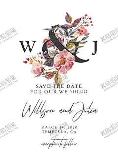 花卉卡片 【酷图网】植物,卡片,花朵插画,签到处,边框,鲜花,指引牌,贺卡,邀请函,插画,插图,封面,背景,主题背景,现代时尚,花,极简,花卉,手绘,水彩,浪漫,唯美,玫瑰,婚礼,小清新,情人节,水彩花卉,水彩手绘,花卉素材