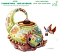 Daily Paint 1972# Teahistoric - Ankylosaur by Cryptid-Creations