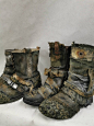 Shoes make for order Postapocaliptic Wasteland Warrior Boots Motocycles Boots Dystopy Festival Outfit Cyberpunk LARP zdjęcie 4