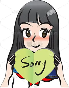 矢量卡通女孩表情包