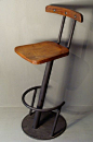 awesome Industrial Steel & Wood Bar Stool - Astley House Interiors by <a class="text-meta meta-link" rel="nofollow" href="http://www.tophomedecorideas.space/stools/industrial-steel-wood-bar-stool-astley-house-interiors/&quo