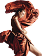 Karlie Kloss Gets Wrapped in Scarves for Hermès S/S 2013 Catalogue by David Sims