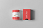 %name Mockups 高品质高级逼真质感真实时尚高端药品管子盒子包装设计VI样机展示效果图样机
