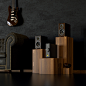SONY / Cas-1 : Some images of product shots for SONY. The pictures are made in 3D with cinema 4d and octane render. The idea is to show the product in a realistic digital house. The speakers are the top rated hi-res sound of SONY