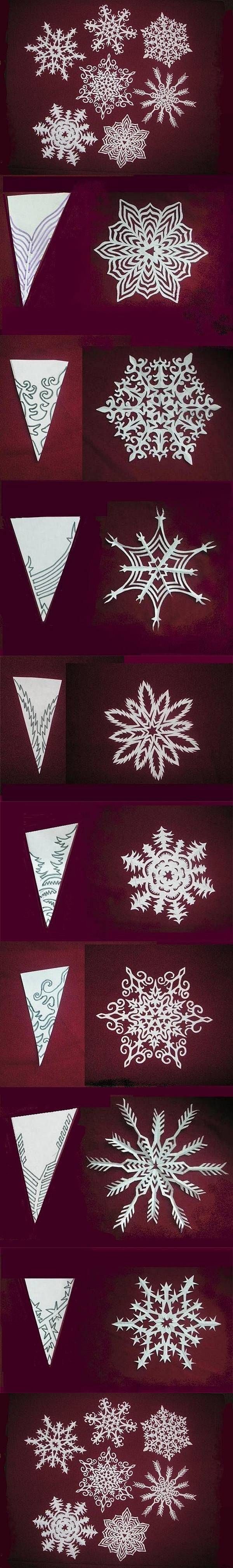 DIY Snowflakes Paper...