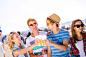 Group of teenagers at summer music festival, sunny day by Jozef Polc on 500px