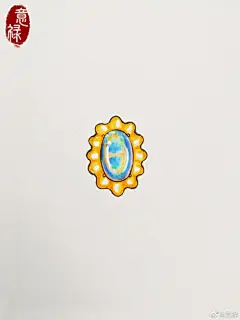 #意禄珠宝# #珠宝# #欧泊# #戒指#
意禄珠宝欧泊石戒指18K金镶嵌宝石定制设计加工 ​​​​