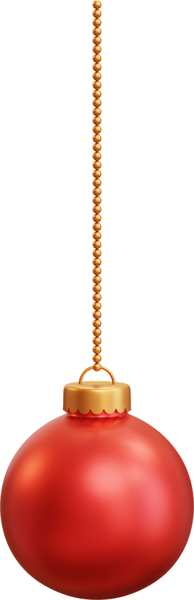 3D Red Bauble
