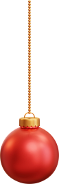 3D Red Bauble