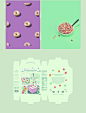 box packaging Cereal design food illustration ILLUSTRATION  logo package Packaging packaging design visual identity