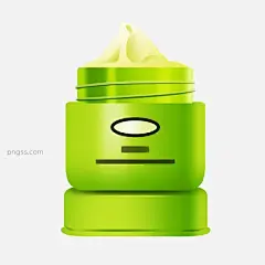 手绘美容面霜插画图片大小2000x2000px 图片尺寸1.08 MB 来自PNG搜索网 pngss.com 免费免扣png素材下载！护肤品#化妆品#卡通插画#绿色的瓶子#美容#手绘插画#装饰图案#