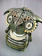 steam punk owl@北坤人素材