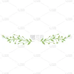 有花和叶的粗糙树枝