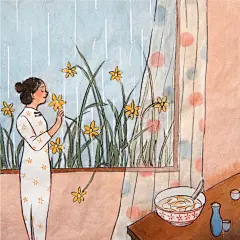 元宵/雨水_rika-莉香__插画师作品_涂鸦王国gracg.com