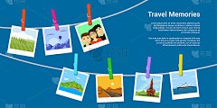 旅行记忆的概念
