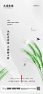 地产二十四节气小满海报-源文件