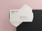 Clean Minimal Business Card : Your branding is the primary marketing tool to get across the message you want to send out. We all know that in business, the first impression is the last impression. You can easily make a