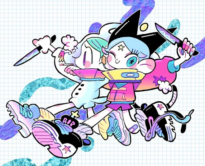 推荐一位来自日本的插画师 JINX88，...