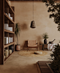 3D 3dmax architecture design Interior Render visualization Wabi Sabi