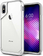 Caseology Skyfall for Apple iPhone X Case (2017) - Clear Back & Slim Fit - Blanc