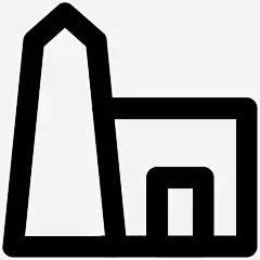 庙宇建筑和家具加粗线条图标图标_88ICON https://88icon.com 庙宇 建筑和家具加粗线条图标