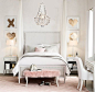 Teen chic fashion bedroom: 