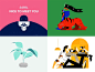 Top 4 of 2018 loop gif top ilustracion frame by frame character design motion character animation motion design motion graphics top4shots illustration